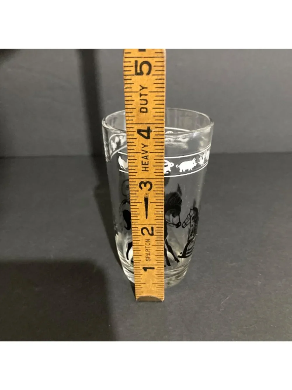 Vintage Kraft Swanky Swig Kiddie Cups Animal Juice Glasses Set of 3